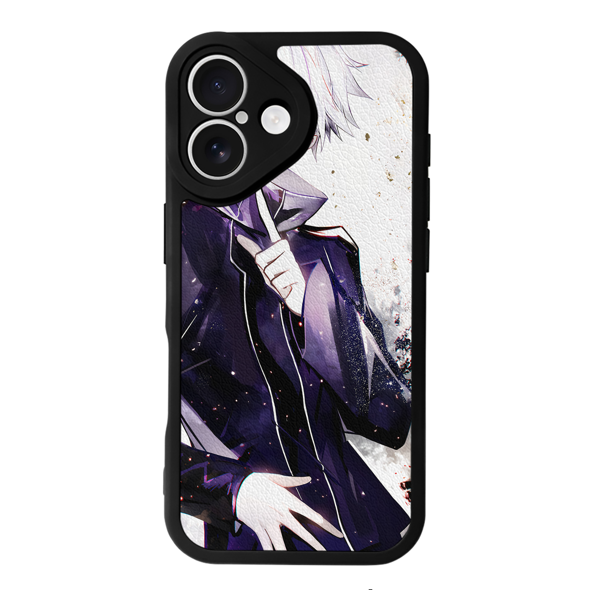 （画像用） 呪術廻戦 Jujutsu Kaisen 【iPhone 16シリーズ対応】シリコンスマホケース（レザー調） 材質：シリコン